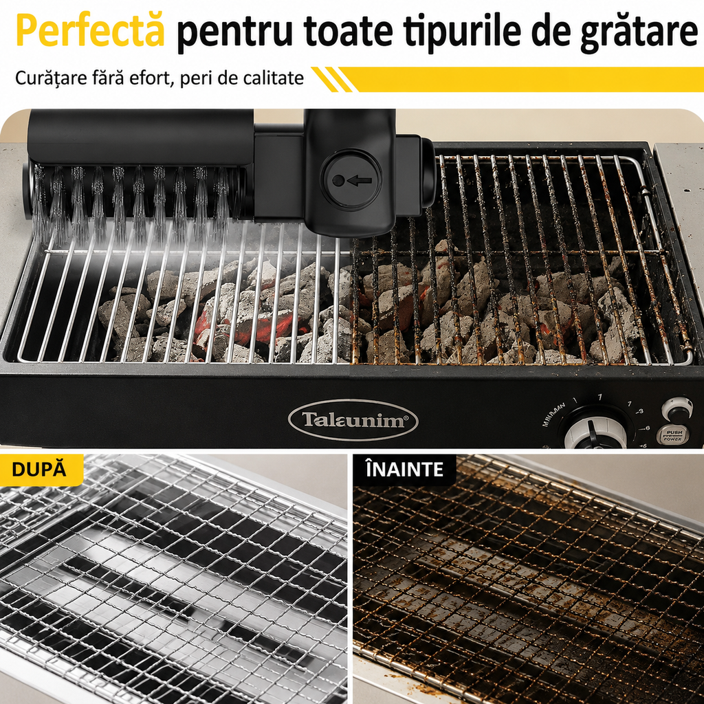 Perie electrica pentru gratar