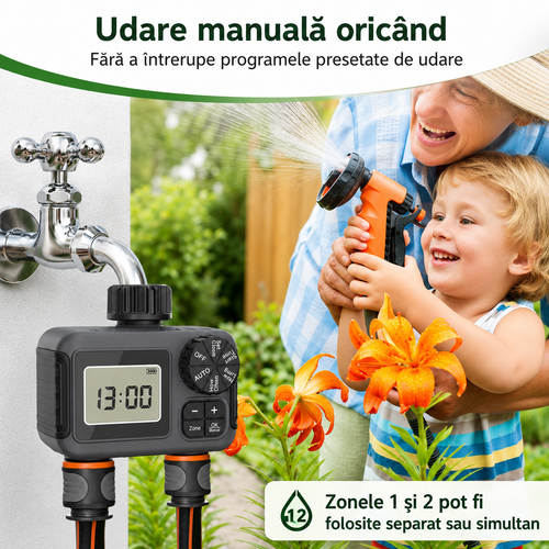 Programator pentru Irigare 2 Zone