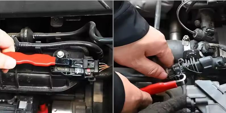 Separator conectori electrici auto